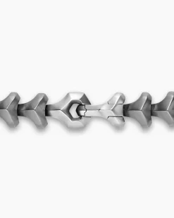 Armory® Necklace Anthracite Titanium with Sterling Silver, 9.5mm