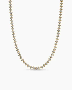 Armory® Necklace 18K Yellow Gold with Diamonds, 7.5mm