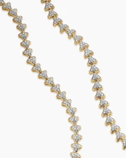Armory® Necklace 18K Yellow Gold with Diamonds, 7.5mm