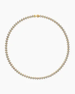Armory® Necklace 18K Yellow Gold with Diamonds, 7.5mm