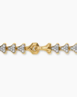 Armory® Necklace 18K Yellow Gold with Diamonds, 7.5mm