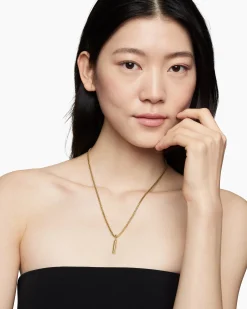Barrel Amulet 18K Yellow Gold with Diamonds, 20mm