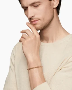 Box Chain Bracelet 18K Rose Gold, 5mm