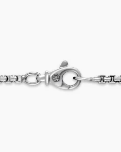 Box Chain Necklace 18K White Gold, 2.7mm