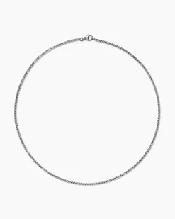 Box Chain Necklace Platinum, 2.7mm