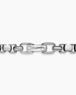 Box Chain Necklace Sterling Silver, 7.3mm