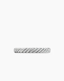Cable Collectibles® Stack Ring Sterling Silver, 3mm