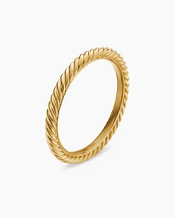 Cable Collectibles® Stack Ring 18K Yellow Gold, 2mm