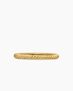 Cable Collectibles® Stack Ring 18K Yellow Gold, 2mm
