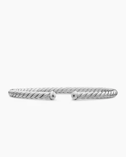Cable Flex® Bracelet 18K White Gold, 4mm