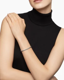 Cable Flex® Bracelet 18K White Gold, 4mm