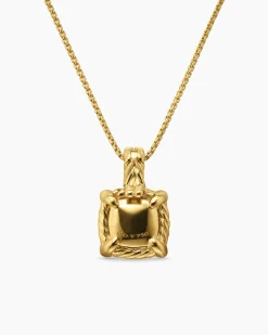 Chatelaine® Pendant Necklace 18K Yellow Gold with Pavé Diamonds, 11mm