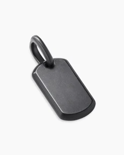 Chevron Tag Black Titanium, 21mm