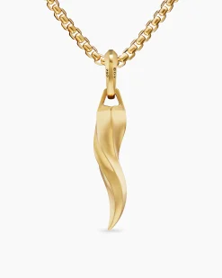 Cornicello Amulet 18K Yellow Gold, 30mm