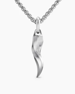 Cornicello Amulet Sterling Silver, 30.6mm