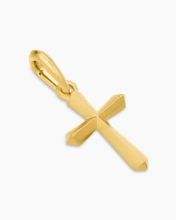 Cross Amulet 18K Yellow Gold, 19mm
