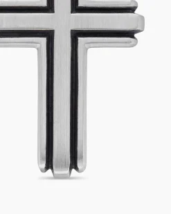 Cross Pendant Sterling Silver, 34mm