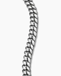 Curb Chain Bracelet Platinum, 6mm