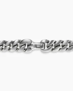 Curb Chain Necklace Platinum, 6mm