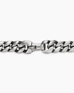 Curb Chain Necklace Sterling Silver, 6mm