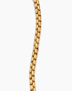 DY Bel Aire Box Chain Bracelet 18K Yellow Gold, 2.7mm