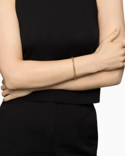DY Bel Aire Box Chain Bracelet 18K Yellow Gold, 5.2mm