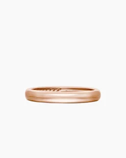 DY Classic Band Ring 18K Rose Gold, 3.5mm