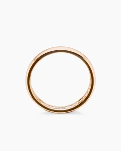 DY Classic Band Ring 18K Rose Gold, 3.5mm