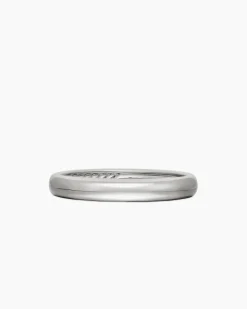 DY Classic Band Ring 18K White Gold, 3.5mm
