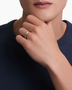 DY Classic Band Ring 18K White Gold, 3.5mm