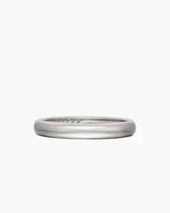 DY Classic Band Ring 18K White Gold, 3.5mm