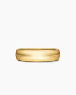 DY Classic Band Ring 18K Yellow Gold, 6mm