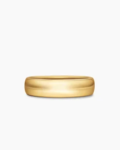 DY Classic Band Ring 18K Yellow Gold, 6mm