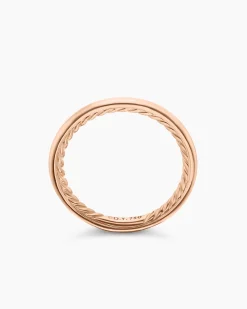 DY Eden Band Ring 18K Rose Gold, 2mm
