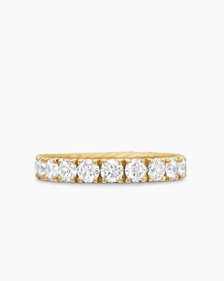 DY Eden Band Ring 18K Yellow Gold with Diamonds, 3.6mm