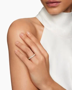 DY Eden Band Ring 18K Yellow Gold with Diamonds, 3.6mm