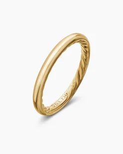 DY Eden Band Ring 18K Yellow Gold, 2.5mm