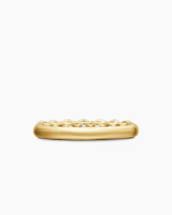 DY Eden Partway Band Ring 18K Yellow Gold with Diamonds, 3.4mm