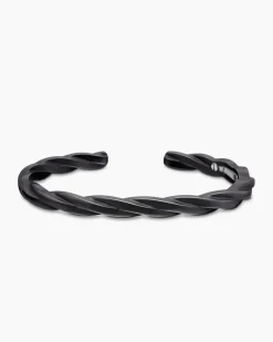 DY Helios™ Cuff Bracelet Black Titanium, 6mm