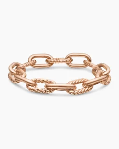 DY Madison® Chain Bracelet 18K Rose Gold, 11mm