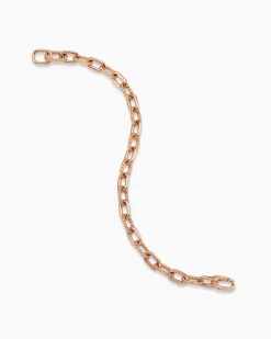 DY Madison® Chain Bracelet 18K Rose Gold, 6mm