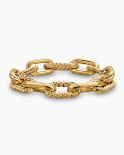 DY Madison® Chain Bracelet 18K Yellow Gold, 13.5mm