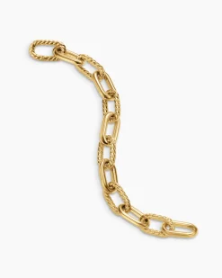 DY Madison® Chain Bracelet 18K Yellow Gold, 13.5mm