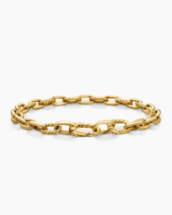 DY Madison® Chain Bracelet 18K Yellow Gold, 6mm