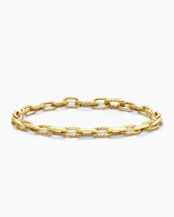 DY Madison® Chain Bracelet 18K Yellow Gold, 6mm
