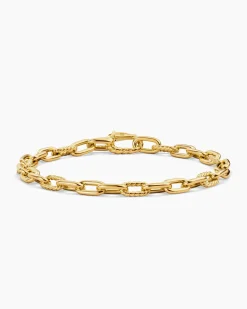 DY Madison® Chain Bracelet 18K Yellow Gold, 6mm