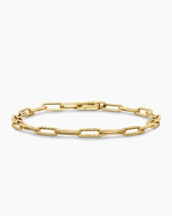 DY Madison® Chain Bracelet 18K Yellow Gold, 4mm