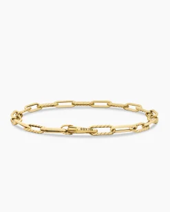 DY Madison® Chain Bracelet 18K Yellow Gold, 4mm