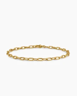 DY Madison® Chain Bracelet 18K Yellow Gold, 3mm