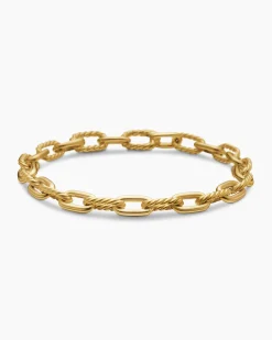 DY Madison® Chain Bracelet 18K Yellow Gold, 6mm